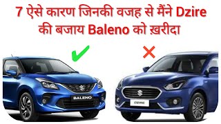 Why baleno is better then Dzire  Baleno delta vs Dzire vxi comparison [upl. by Shulamith241]