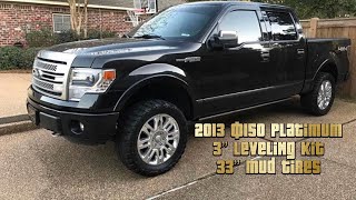 2013 F150 Platinum 3quot Level installation [upl. by Ydnelg]