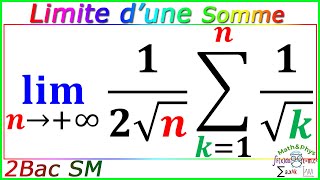 Limite dune Somme  Théorème des Accroissements Finis  2 Bac SM  Exercice 17 [upl. by Asia88]