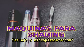 Maquinas para micropigmentación diferencia entre dermografo y máquina rotativa [upl. by Atalante]