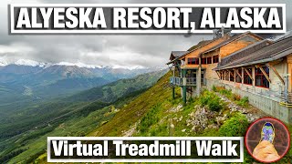 City Walks  Alyeska Resort in Girdwood Alaska Walking Tour  Virtual Treadmill Hiking Trail [upl. by Nyrehtac765]