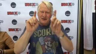 Charles Martinet Mario Says Hello to Danjer  Fan Expo 2016 [upl. by Kahle509]