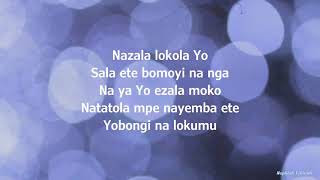 Obongi na lokumo Gael Lyrics Alain moloto paroles [upl. by Iddo]