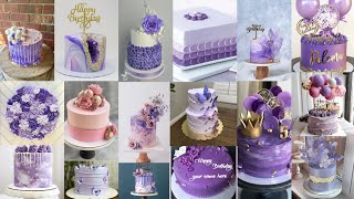 amazing purple 💜 cake designs best design [upl. by Nirej]