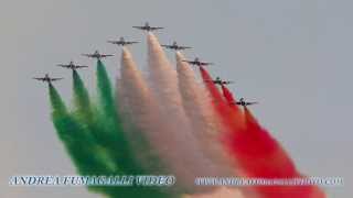 FRECCE TRICOLORI LUCIANO PAVAROTTI NESSUN DORMA By AFuma [upl. by Ennaylime]