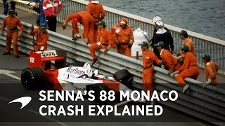 Ayrton Sennas 1988 Monaco GP Crash Conspiracies [upl. by Hound497]