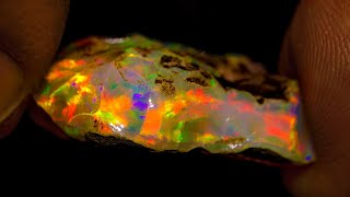 Uncut Crystal Gem Opal — or so I thought [upl. by Rohpotsirhc29]