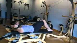 Abdominal Exercise on Gyrotonic Equipment [upl. by Naujat]