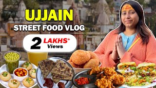 Ujjain Street Food for 24 Hours Dabeli Aloo Chaat Kadhi Kachori Omkareshwar Temple amp more [upl. by Allenrad]