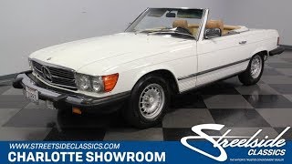 1981 Mercedes Benz 380SL for sale  4775CHA [upl. by Nnyledam]