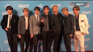 BTS arrive at 2019 Varietys Hitmakers Brunch in Los Angeles [upl. by Frame]