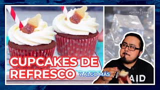 CUPCAKES DE REFRESCO  Recreando receta de Quiero Cupcakes y algo más  🔱 Adrian Zaimez [upl. by Eniffit342]