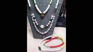 Three Heishi Bead Necklaces [upl. by Bedad]