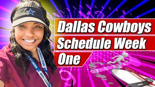 Dallas Cowboys Schedule 2024…… Week One [upl. by Aikemahs]