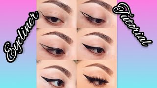 Eyeliner Tutorial  How to apply eyeliner  Eyeliner hacks for the beginners [upl. by Atsahs389]