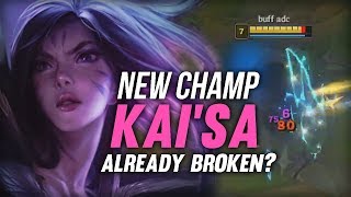 Imaqtpie  THE NEW CHAMP KAISA HAS PERMA STEALTH [upl. by Anyl]