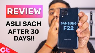 Samsung Galaxy F22 Review After 30 Days  SLOW HUA  GT Hindi [upl. by Nawek]