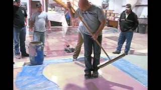 Polished Concrete and Overlay Class Extreme polishing [upl. by Cassella]