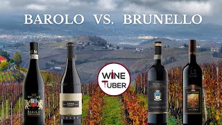 The difference between Barolo and Brunello di Montalcino  WineTuber [upl. by Burra308]