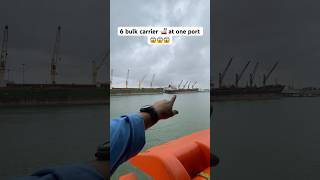 6 Bulk carrier ship🚢 at one port😱😱😱 ship shorts bulkcarriervessel [upl. by Hazen]