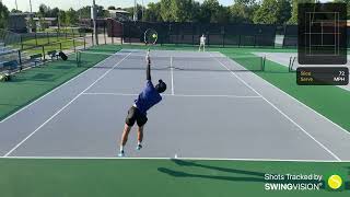 July 30 2024 Ben vs V Tennis Match Highlights Unscored SwingVision [upl. by Brunk]