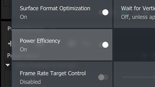 Power Efficiency AMD Radeon Settings [upl. by Vanya]