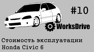 Стоимость эксплуатации 10  Honda Civic 6 [upl. by Anitak]