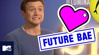 Taron Egerton Goes Speed Dating  Sing  MTV Movies [upl. by Ares380]