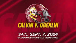 Calvin v Oberlin Football [upl. by Eednak538]