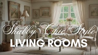 100 Shabby Living Room Ideas amp Inspirations  Shabby Chic Interior Design Guide [upl. by Rhtaeh]