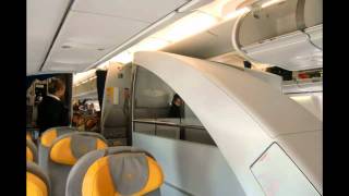 A340600 Downstairs Lavatory Lufthansa One of a Kind [upl. by Kashden619]