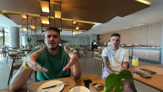 IRL  JON VLOGS feat MARCOVE e GELIO TOMANDO CAFÉ DA MANHÃ NO HOTEL NO NORDESTE  BRASIL  LIVE [upl. by Donoghue177]