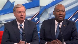 Lindsey Graham Jaime Harrison debate forum full video [upl. by Siddra587]