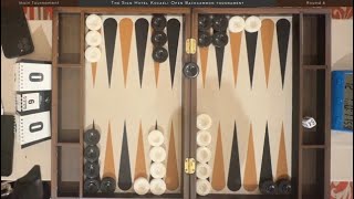 Hakan Çınal White  Hakan Kirac  Kocaeli Open Backgammon Tournament 2024 [upl. by Mcgregor]