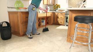 PeelandStick Vinyl Tile Floor Care and Maintenance [upl. by Anihpesoj]