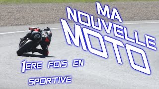 MA PREMIERE FOIS EN SPORTIVE  MA NOUVELLE MOTO [upl. by Reeher]