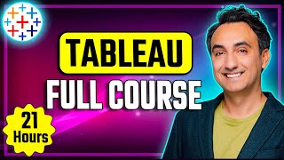 Tableau Ultimate Full Course 21 Hours for Beginners  From Zero to HERO [upl. by Aitekram]