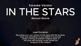 Benson Boone  In The Stars Karaoke Version [upl. by Drofwarc714]