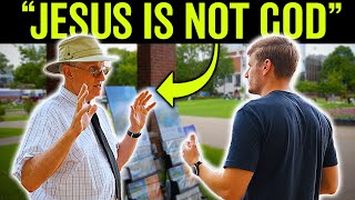 Christian Challenges Jehovahs Witnesses on College Campus [upl. by Gilbart]