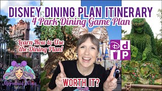 Disney Dining Plan 2024  Itinerary [upl. by Desireah]