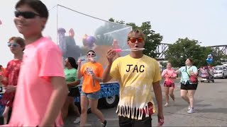 City of Jeffersonville holds parade for Fourth of July on Spring Street [upl. by Euqinobe40]