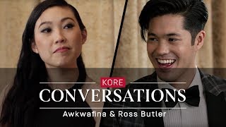 Awkwafina amp Ross Butler  Kore Conversations [upl. by Haland267]