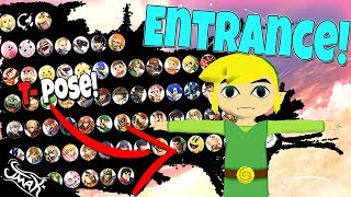 Smash Bros Ultimate Tier List Based on Their Entrance [upl. by Sacci733]