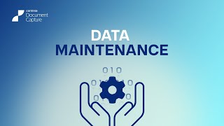 Data maintenance  Continia Document Capture [upl. by Enamrej720]