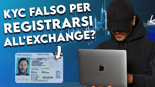 KYC FALSO per registrarsi sugli exchange [upl. by Chessy]