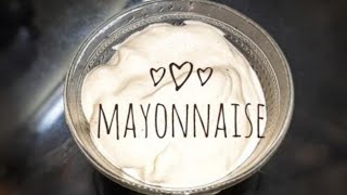 Restaurant style mayonnaise recipe in Tamil  Easy amp perfect homemade mayonnaise [upl. by Eillom88]