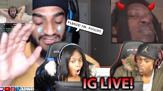 ADIN ROSS PARYEET BEEF With FOOLIO REACTION [upl. by Durarte]