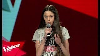 Alisja  Heart Aint Gonna Lie  Audicionet e Fshehura  The Voice Kids Albania 2019 [upl. by Getraer]