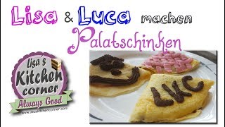 Palatschinken  einfach schnell amp lecker [upl. by Frasquito566]