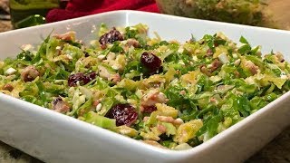 Brussels Sprouts Salad Recipe  Healthy Recipe [upl. by Yale126]